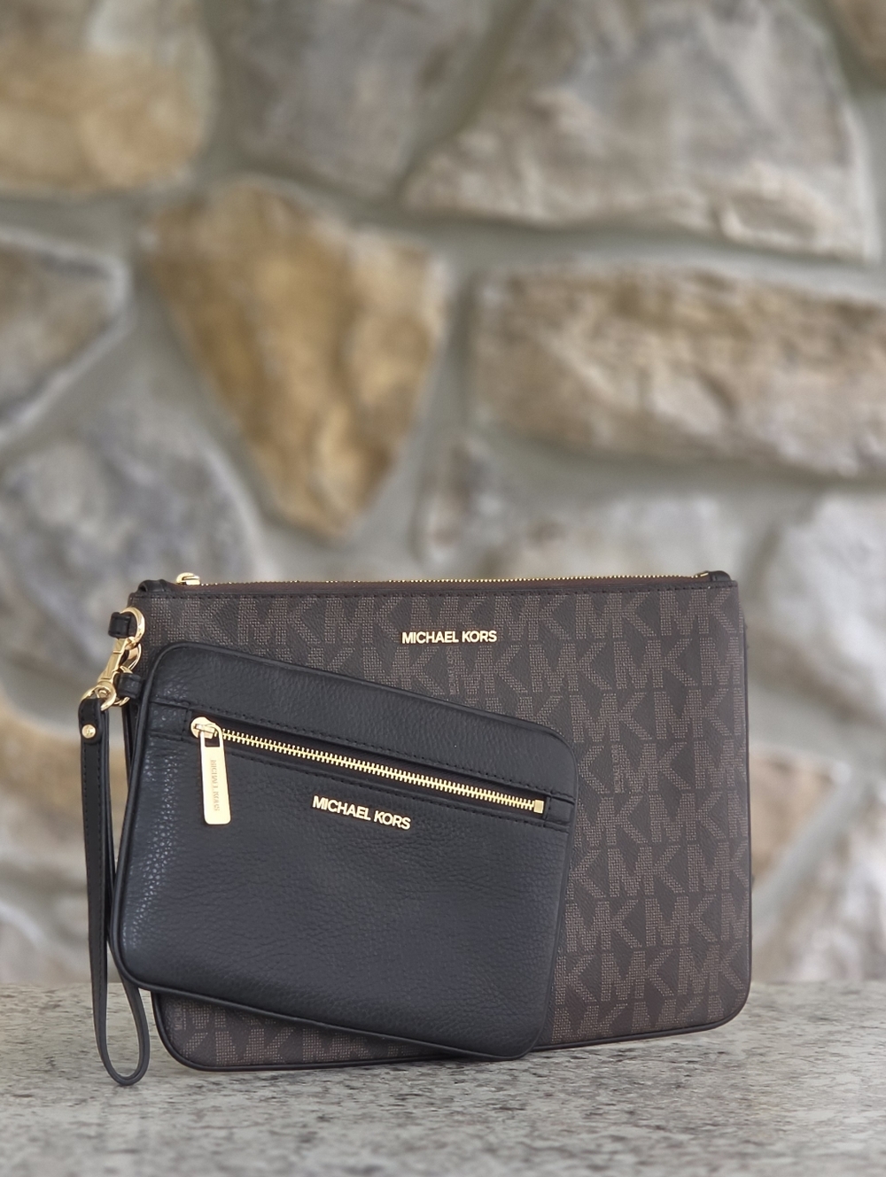 Michael Kors Jet Set Large 2 In 1 Wristlet